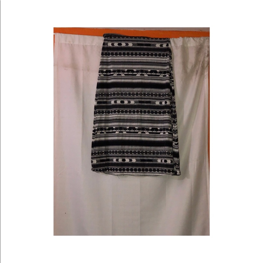 Tribal maxi skirt